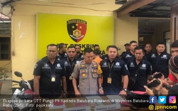 Kena OTT Tim Saber Pungli, Plt Kadis Pendidikan Batubara Resmi Tersangka