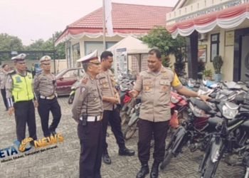 902 kendaraan ditilang selama operasi patuh Toba 2019 di Tebing Tinggi