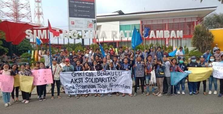 Peduli Kondisi Papua, GMKI Bengkulu Gelar Aksi Damai