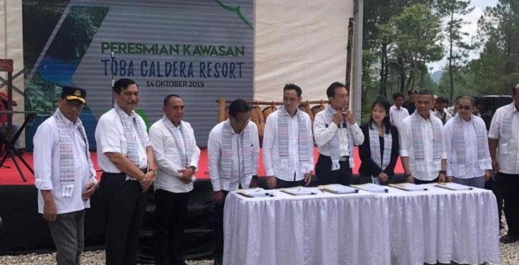 Pembangunan Kawasan Kaldera Danau Toba dan BOPDT Sibisa Resmi Dimulai