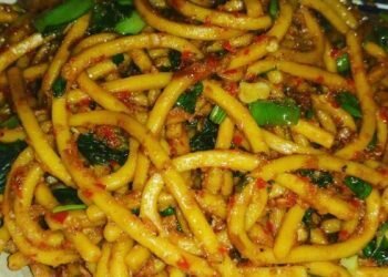 Resep Mie Goreng Batak / Pakai Mie Lidi
