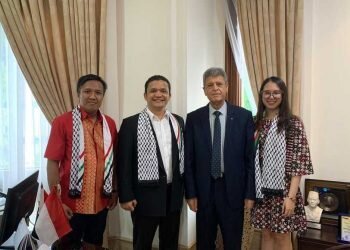 Panitia Natal Batak Bersatu Serahkan Dana Kemanusiaan Ke Dubes Palestina
