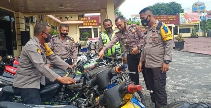 Ops Patuh Toba 2020, Polres Tanjungbalai amankan 74 unit ranmor