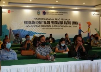 Pertamina kucurkan  pinjaman Rp5,4 miliar untuk UMKM di Danau Toba