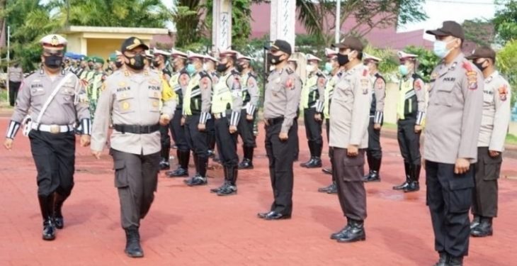 Polres Simalungun gelar pasukan Operasi Lilin Toba 2020
