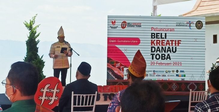 Menparekraf  optimistis Beli Kreatif Danau Toba mampu bangkitkan UMKM