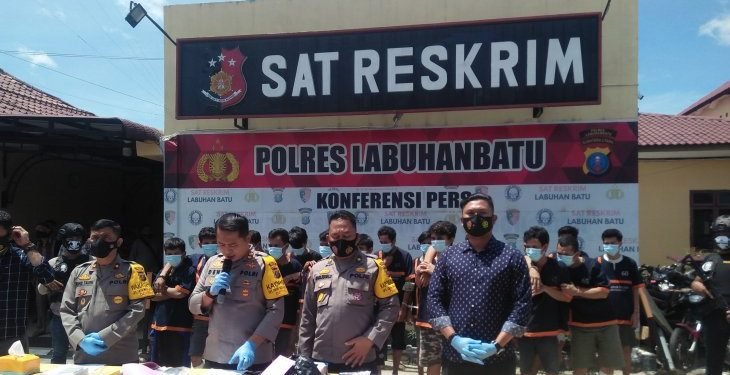 Operasi Sikat Toba, Polres Labuhanbatu ringkus 130 pelaku kejahatan konvensional