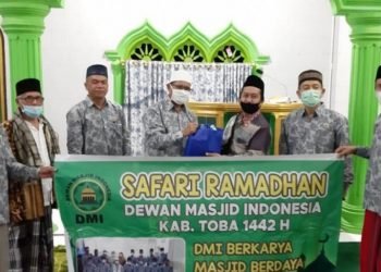 Safari Ramadhan DMI Toba terapkan prokes