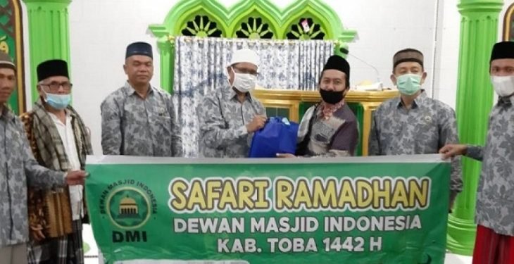 Safari Ramadhan DMI Toba terapkan prokes